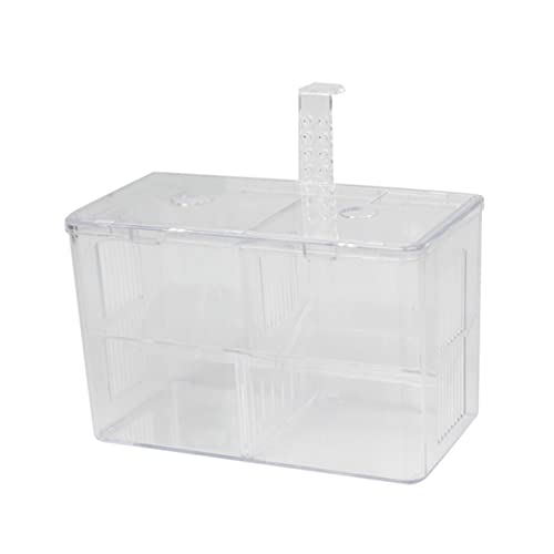 minkissy Kasten Fischgläser Fischnetz für Aquarien Eingewöhnungsnetz Aquarienfische Zuchtnetz Züchter Netz Züchternetz für Aquarien Aquarium Isolationsbox Kindergarten braten Baby Terrarium von minkissy