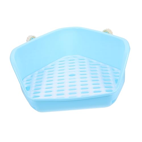 minkissy Kasten Kaninchentoilette Katzentoilette Für Haustiere Tier Tablett Hamster Töpfchen Trainer Bunny Pan Wc-pfannenablage Tier Box Badewannenablagen Für Wanne Hase Tagesdecke Plastik von minkissy