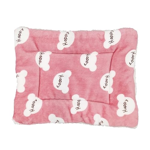 minkissy Katzendecke Haustierhausmatte Hund Schlafmatte Plüschtiere Schlafmatte Für Welpen rutschfeste Haustiermatratze Bauschige Decke Welpendecken Hundekäfig Alle Jahreszeiten Polyester von minkissy