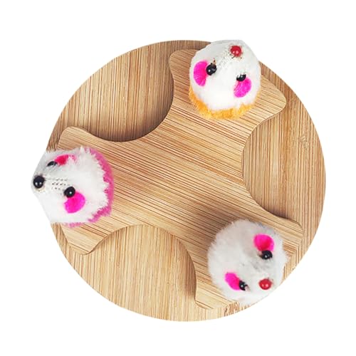 minkissy Katzenspielzeug Spielzeuge Kätzchen Spielzeug Lustiges Kätzchenspielzeug Katzenzubehör Kätzchenspielzeug Für Den Haushalt Katzenversorgung Natürlich Holz Kratzbaum Für Katzen von minkissy