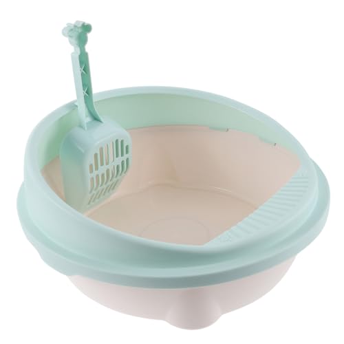 minkissy Katzentoilette dustbin mülltütenhalter Kotheberschaufel Töpfchen für Katzen kätzchentoilette Kätzchen tragbar Katze Töpfchen Sandschaufel Macaron Reisen von minkissy