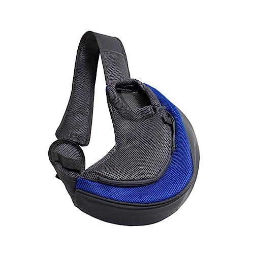 minkissy Kleine Welpentrage Hand Pet Sling Bag Haustier Fronttasche Kaninchen Carrier Hunde Tragetasche Verstellbarer Gepolsterter Gurt Hundetrage Geldbörse Reise Freihändige von minkissy