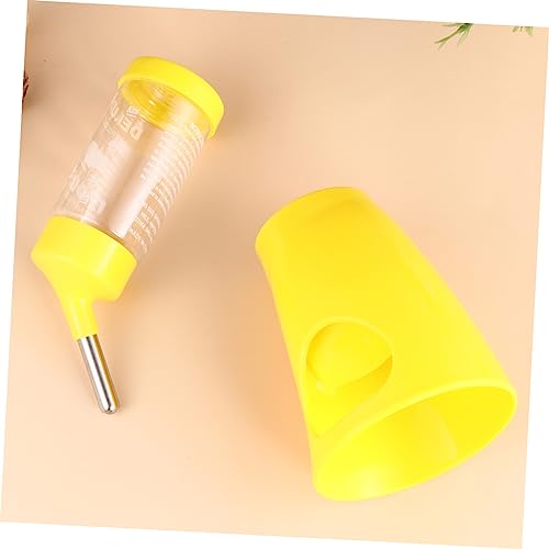 minkissy Kleines Aquarium Trinkflasche Für Hamster Hamsterwasser Wasserspender Für Kaninchen Hamster-wasserflasche Kleine Tier Wasserflasche Hasen-wasserflasche Einstellen Goldener Bär von minkissy