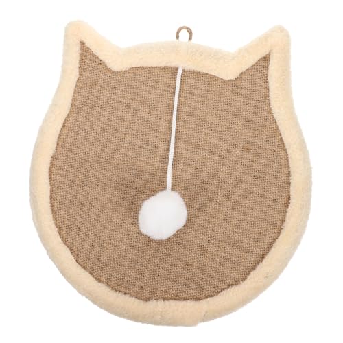 minkissy Kratzbaum Für Katzen Kratzteppich Für Kätzchen Katze Kratzer Pad Kätzchen Kratzspielzeug Kratzteppichspielzeug Haustierkratzer Mit Spielzeug Sisal Katze Kratzbett Katzenkratzer von minkissy