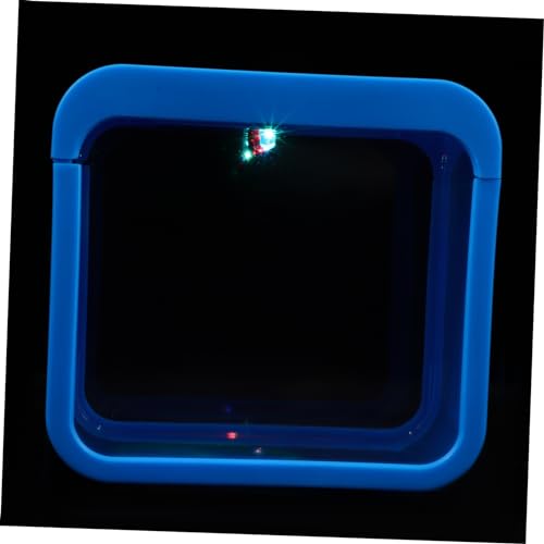 minkissy Mit Lichtern Tisch-Led Abnehmbare Kleine Dekorationen Kleines Aquarium Smashh Starter-Aquarium Kunststoff-Betta-Box Betta-Fisch Betta-Tank Led- Ornamente Schüssel von minkissy