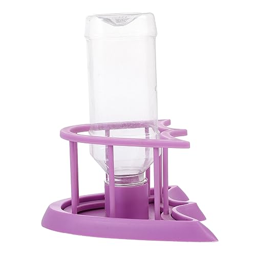 minkissy Kriechendes Haustier-trinkbecken Wasserflasche Der Zaun Mini Plastik Violett von minkissy