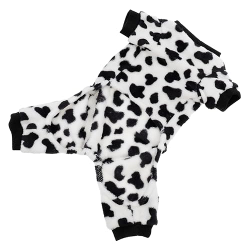 minkissy Kuscheltier Polyester-Shirt Jungen-Outfit Winterkostüm für Haustiere warmes Kostüm für Hund Hundeoverall aus Baumwolle Hundeunterlage Herbstkleidung Loungewear Sanft Winterkleidung von minkissy