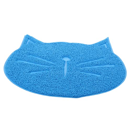 minkissy Matte in Katzenform Innenausstattung Katzenstreu Hundenapf Tischset Hundenapfmatte Wassernapfmatte rutschfeste Tierfuttermatten Katze Tischset Geschirrunterlage PVC Haustier von minkissy