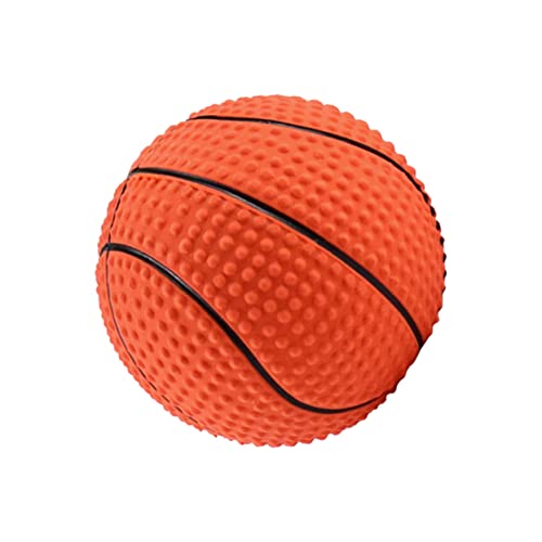 minkissy Pet Basketball Spielzeug Schreiende Tierspielzeuge Schleifspielzeug Für Hunde Hundebälle Haustierspielzeug Hundegeräusch Robustes Hundespielzeug Zäh Plüschtier Singen von minkissy