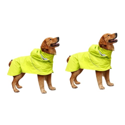 minkissy Pet Supplies Wasserdichter Poncho, wasserdichte Regenjacke, wasserdichter Regenmantel, großer Hunde-Regenmantel, Haustier-Regenmantel, Hunde-Regenmantel, Hunde-Regenmantel, von minkissy