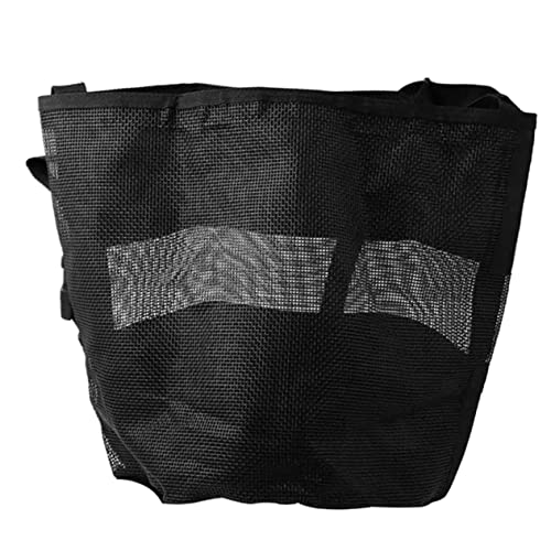 minkissy Pferdefutter Heu für Meerschweinchen Heunetz Ein Heusack Aufbewahrungstasche Heusack Feeder Sack Heu Tragetasche Totebag Heu Tragetasche Heu für Kaninchen Polyester Mesh Futterbeutel von minkissy