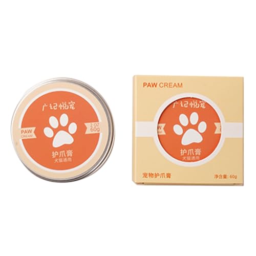 minkissy Pfotenbalsam Für Hunde Und Kätzchen Universelle Pfotencreme Für Haustiere Haustierbedarf 60 Ml Für Trockene Rissige Pfoten von minkissy