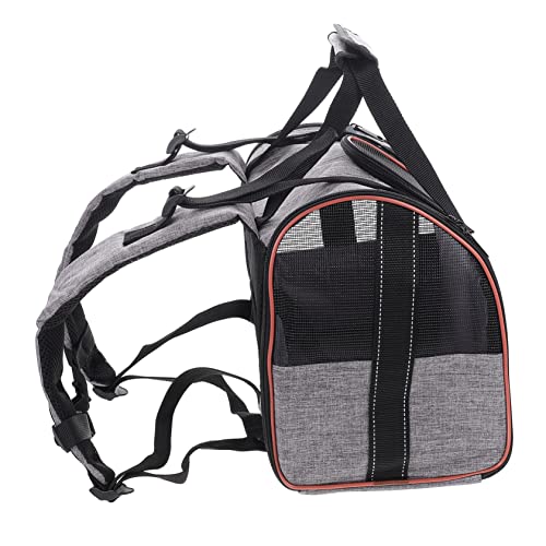 minkissy Reiserucksack für Haustiere Mesh-Rucksäcke Rucksack für Katze Haustiertragerucksack Outdoor-Haustierrucksack Haustier Hund Tragetasche Hundekäfig Katzentasche Reisen Gurt von minkissy