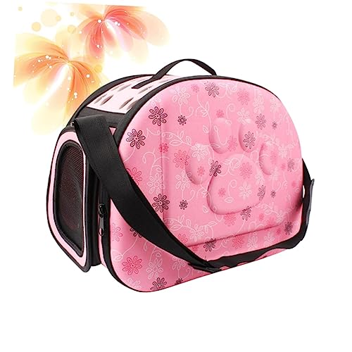 minkissy tragbare Haustiertasche zusammenklappbare Haustiertasche Haustiertaschen Hundetasche Rucksack Transportbox für Haustiere Reisetasche für Haustiere Falten Katzentasche Reisen von minkissy