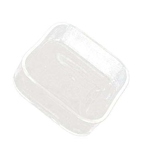 minkissy Reptiliennapf Futterspender für Reptilien small Animal Food Glass Food Container schleichtiere Wasserschale für Schildkröten Kleiner Futternapf Quadrat Haustiernapf Gecko von minkissy