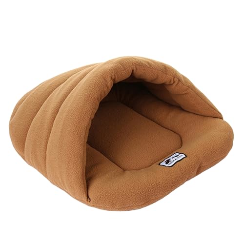 minkissy Kätzchenbetten Kaninchenbett Katzenloch Hundehütte aus Polarfleece Katzenhöhle Welpenbett Katzenbett Hundekissen Hundematratze Haustier Hundeunterlage Kaninchennest Katzennest von minkissy