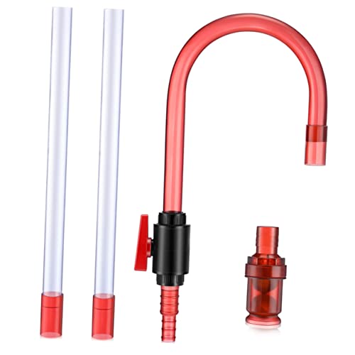 minkissy Siphon 55 Gallonen Aquarium Aquarium Aquarium Kies Vakuum Wasser Staubsauger Siphon Kies Aquarium Reinigungswerkzeuge Wasserwechsler Pumpe Staubsauger Polyethylen verlängern Reinigungsset von minkissy