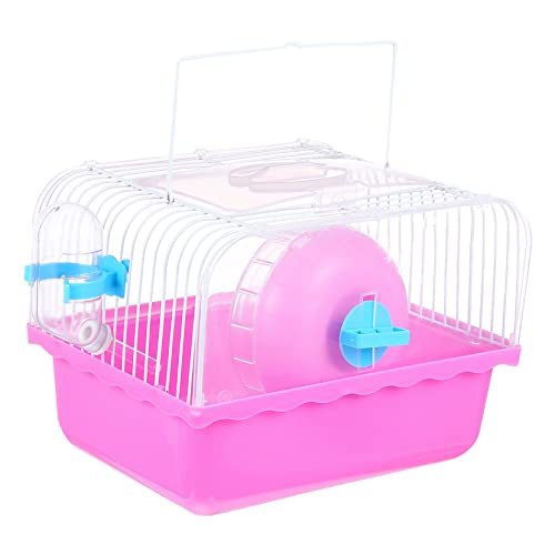 minkissy Spielzeug Hamster Nest Käfig Kunststoff Käfig Hamsterkäfig Chinchilla Käfig Tragbarer Käfig Chinchilla Käfig Haustierbedarf Kleine Pastoral Villa Käfig Chinchilla Haus Sonnendach Hamsterhaus von minkissy