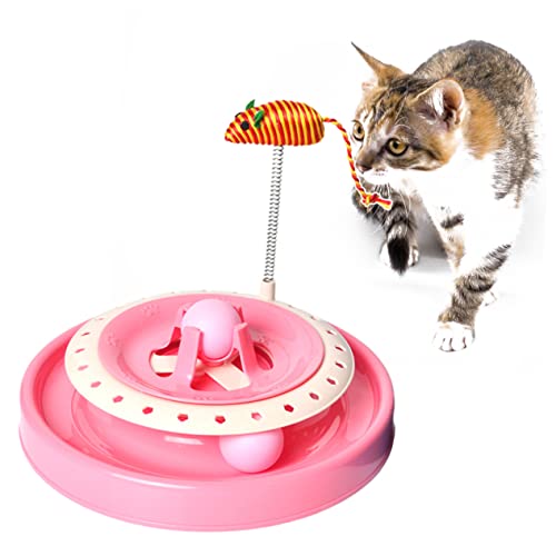 minkissy Spielzeug für Kätzchen Spielzeug für Haustiere Kätzchen Spielzeug Katzenspielzeug für Wohnungskatzen Katze Katzentrainingsspielzeug Spielbrett Maus von minkissy