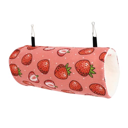 minkissy Hamsterhausbett Haustierbett 27 X 12 cm Warmer Tunnel Gemütlicher Nistplatz für Haustiere von minkissy