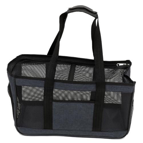 minkissy Tasche für Haustiere Transportboxen für kleine Hunde tragbare Hundeboxen für kleine Hunde Geldbörsen Handtaschen Katzentasche Katzentransporter Gittergewebe Tragetasche Kleidersack von minkissy