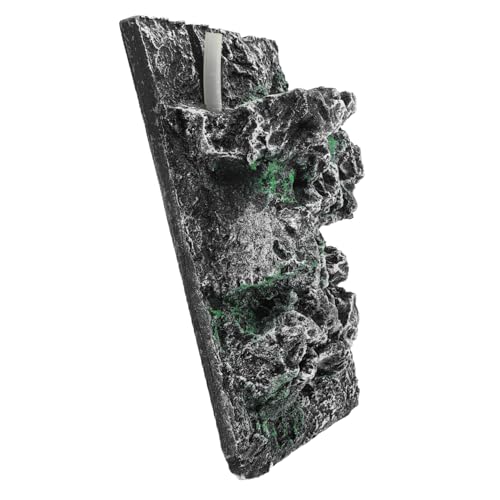 minkissy Terrarium- Hintergrund Felsplatte -hintergrundtafel Rock-Hintergrund Aquarienhintergründe Reptilien-klettermatte Reptilienkorkrinde Dekobrett Für 3D Pu Felsen Stein Aquarium von minkissy