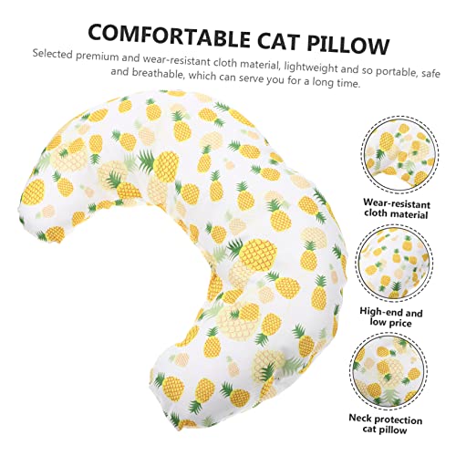 minkissy U Förmiges Katzenkissen Atmungsaktiv Nackenschutz Kissen Haustier Schlafkissen für Katzen Welpen und Kleine Haustiere Geeignet für Drinnen Jahreszeiten minkissy U Förmiges Katzenkissen Atmungsaktiv Nackenschutz Kissen Haustier Schlafkissen für Katzen Welpen und Kleine Haustiere Geeignet für Drinnen Jahreszeiten von minkissy