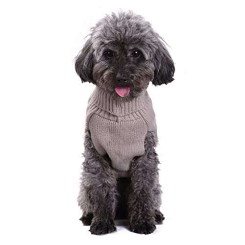 minkissy Welpenkleidung Hundepullover Für Mittelgroße Hunde Hundepullover Winterkleidung Welpenpullover Winterwarme Hundekleidung Hundepullover Klein Haustierwärmer Warm Halten Kleiner Hund von minkissy