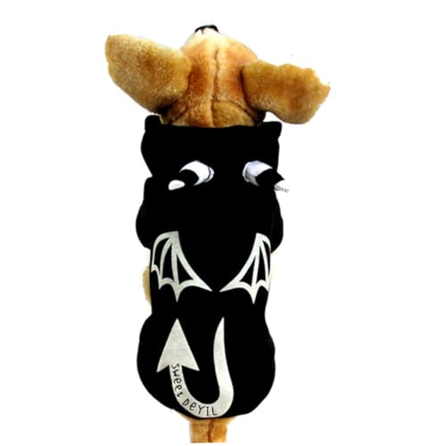 minkissy Kapuzenpullover für Hunde mit Elastischem Beinausschnitt und Halloween-kostüm mit Geistermuster und Stylischer Hundekleidung für Partys Größe M Schwarz minkissy Kapuzenpullover für Hunde mit Elastischem Beinausschnitt und Halloween-kostüm mit Geistermuster und Stylischer Hundekleidung für Partys Größe M Schwarz von minkissy