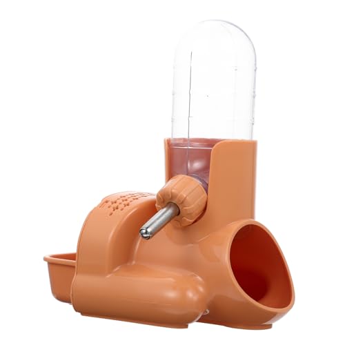 minkissy Automatische Tränkeflasche für Hamster Auslaufsichere Rolle Leicht Zu Reinigen Orange Pet's Essential Home von minkissy