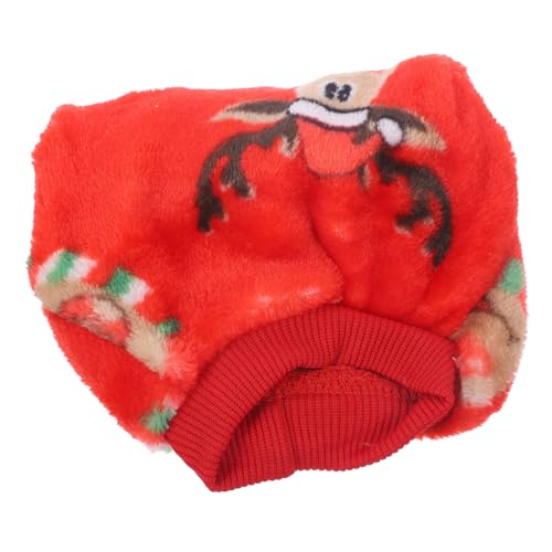 minkissy Weihnachts-elch-hundekleidung Partykleidung Für Weihnachtskostüm Für Haustiere Weihnachtshundekostüm Mittlere Und Große Hunde Korallenvlies Zweibeinige Kleidung von minkissy