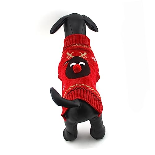 minkissy Weihnachtspullover Weihnachten Pulli weinachtspullover weihnachtpulli Hundepullover für kaltes Wetter Urlaub Haustier Pullover Kleidung laufweste Haustier-Pullover VIP der Stoff von minkissy