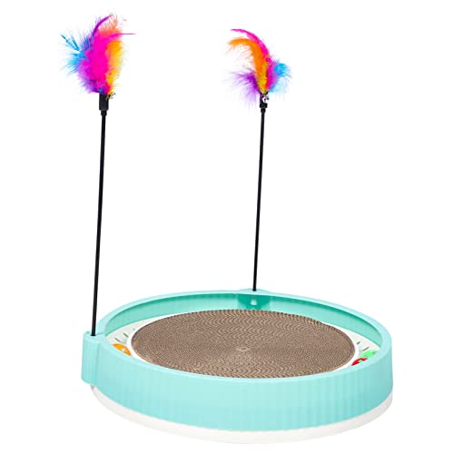 minkissy cat scratching board cat litter cat corrugated scratching bed kitten scratcher toy dog scratch board kitten scratcher ball pet scratch toy One-piece corrugated paper cat supplies von minkissy