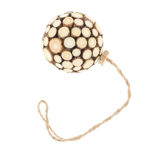 minkissy cat toy interactive cat ball pet ball toy cat teasing toy cat chewing toy cat scratching ball hamster chew toy hamster toys Interactive Pet Toy toothpick kitten Polygonum wood von minkissy