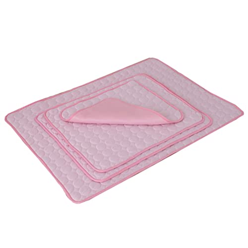 minkissy dog cooling bed dog crate mat Ice Silk Pet Pad Dog Sleep Cushion dog sleeping mat cool pad for dog cool dog bed pet cooling mat for dogs pet summer mat cats and dogs pet blanket von minkissy