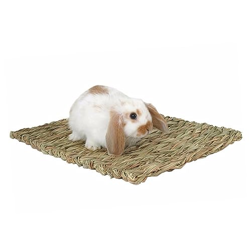 minkissy hamster cage mat rabbit floor pads Hamster Mat small pet cage mat Bunny mat matress hamster chew mat bed pads bed mattress Rabbit Mat bunny grass bed to weave Bamboo toy bed von minkissy