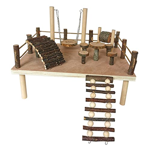 minkissy hamster climbing ladder gerbil steps stairs parrot chew toy rats rabbit swing conure playground dwarf climbing toys dwarf climbing kits parrot playground king suite apple wood von minkissy