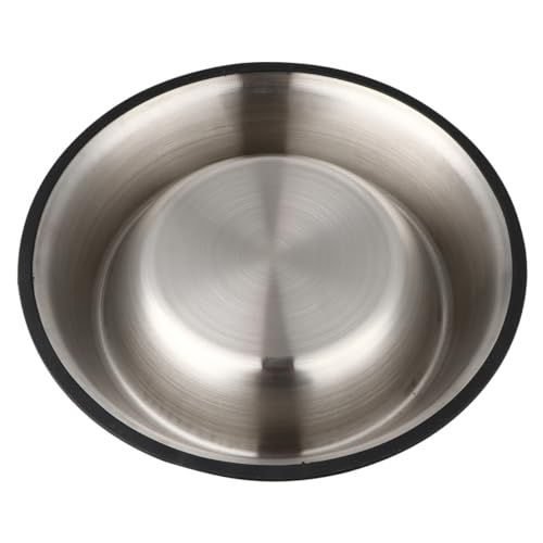 minkissy pet bowl metal dog bowls dog bowls for small dogs dog food dish pet feeder Stainless Steel Dog Bowl small dog bowls puppy dish bowl pet food dish cat bowl non-slip food plate von minkissy