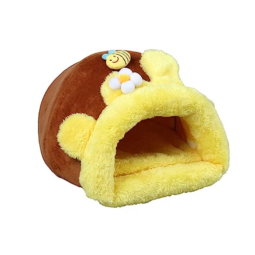 minkissy waschbare Floor Bed haustierbett erhöht Mini Hamsterbett Hamsterkissen petg Hasenkäfige Meerschweinchen Hamsterhaus Kälteschutz Haustiernest Hängematte Igelkäfig von minkissy