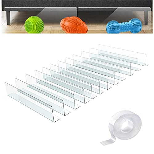 12 StüCk Spielzeugblocker Couch - Spielzeug Blocker Unter Sofa Schutz- Couch Spielzeug Blocker für Sofa, Bett, Couch, Schrank, Kommode, Küche - Bett Boden Blocking Board für Staub, Tiere, Spielzeug von mioule