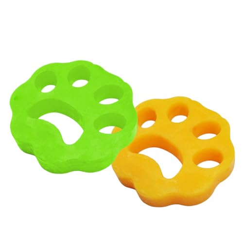 miraculocy Haustier Haarentferner, Wiederverwendbarer Tierhaarentferner Pet Hair Catcher Reinigung Ball Haarfänger Haarentfernung Für Hundehaar, Katzenfell Und Alle Haustiere,2 PCS von miraculocy