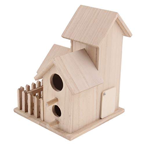 misppro Vogelhaus Nistkasten Holz Nisthaus Vogelhaus Holz Vogelhaus Garten Dekor - 1 von misppro