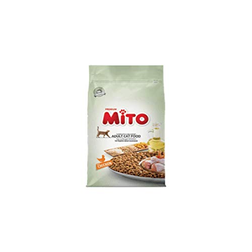 MITO Ausgewachsene Katzenfutter | Super Premium Trockenfutter für Erwachsene Katzen Aller Rassen | Huhn | 15 KG von mito