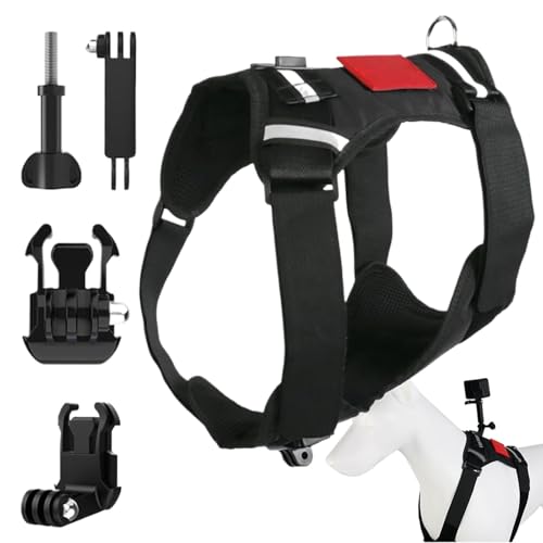 Dog Harness Jacke, verstellbare Hundeharness, Pet Adventure Gear mit bequemer und multifunktionaler Passform, geeignet für Hunde beim Walken, Training, oder Exploring, 7,09 x 7,09 Zoll von mivceklw