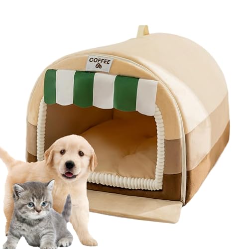 Pet House Bed, Dog Sleeping Bed, Geräumiges Yet Sturdy und kompaktes Design, Katzen-Winternest, Haustier-Nesting Spots für Katzen, Hunde und Puppies, 33,78 x 11,81 x 11,81 cm von mivceklw