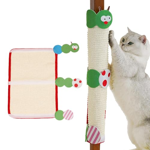 Selbstklebende Katzen-Kratzmatte, Sticky Anti-Scratch Pad, Kitten Scratcher Board, Climbing Carpet Protector, Furniture Guard für Sofas, Türen, Wände, Indoor Cat Training, 54 x 60 cm von mivceklw