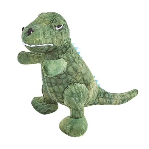 Standing Dinosaur Dog Toys für kleine und mittelgroße Brötchen, Plüsch, Squeaky Dog Chew Toys, interaktives Haustierzubehör für Teeth Cleaning und Stressabbau, lustiges Dinosaurier-Design für aktives von mivceklw