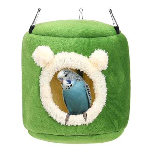 Winter Bird Nest House, Parrot Snuggle Hut, Bird Warmer For Cage, Warm Birdhouse, Sugar Glider Hut, Squirrel Nest, Hamster Snuggle House, Small Animal Winter Shelter, Cozy Pet Hut, Plush Cage Nest, Bi von mivceklw