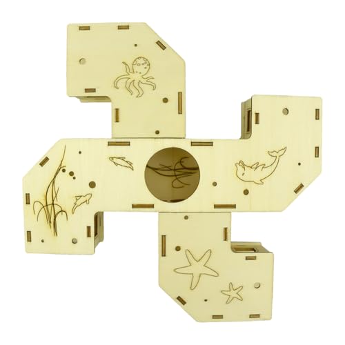 mivceklw Hamster Labyrinth | Hamster Spielplatz Tunnel Labyrinth Spielzeug - Holzhäuschen Denkspiele Beschäftigungsspiel Aktivität Für Nager Kleintiere mivceklw Hamster Labyrinth | Hamster Spielplatz Tunnel Labyrinth Spielzeug - Holzhäuschen Denkspiele Beschäftigungsspiel Aktivität Für Nager Kleintiere von mivceklw