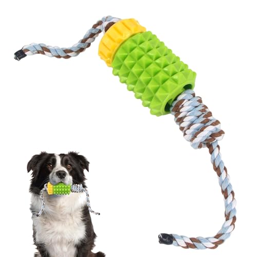 mivceklw Healthy Chewing Toys for Pets, Multifunctional Dog Treat Toy, Interactive Puppy Treat Dispenser, Chew Resistant Healthy Dog Treat Toy 3.54x1.97 for Small and Medium Dogs von mivceklw